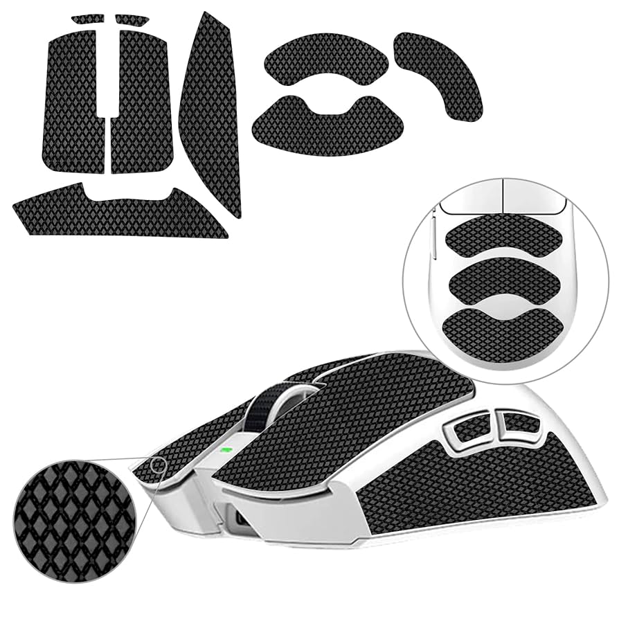 Razer VIPER V3 PRO マウスソールとグリップテープ付属 Amazon.com: TALONGAMES Mouse Anti Slip Grip Tape Compatible